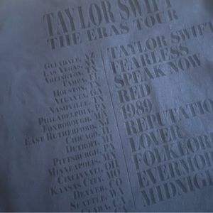 original authentic taylor swift era’s tour crewneck
